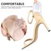 4Pairs Heel Pads for Women Shockproof Self-Adhesive Cushions for High Heels Sneakers More Comfortable Gel Inserts Prevent Foot view 4