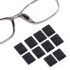 Eyeglass Nose Pads, Adhesive Anti-Slip Nose Pads for Glasses, Soft Silicone Cushion Nose Pad for Glasses, Eyeglasses, Sunglasses (10 Pairs Black) view 1