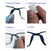 Eyeglass Nose Pads, Adhesive Anti-Slip Nose Pads for Glasses, Soft Silicone Cushion Nose Pad for Glasses, Eyeglasses, Sunglasses (10 Pairs Black) view 4