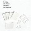 Eyeglass Nose Pads, Adhesive Anti-Slip Nose Pads for Glasses, Soft Silicone Cushion Nose Pad for Glasses, Eyeglasses, Sunglasses (5 Pairs Clear) view 2