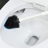 NOVOCE Toilet Brush Long Handle Wall-Mounted Toilet Brush Holder Toilet Brush Modern Minimalist Design Toilet Brush Household Cleaning Bathroom Toilet Brush Set Toilet Bowl Brush (Color : Black) view 4