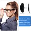 10 Pairs Adhesive Glasses Nose Pads, Pea Shape Stick on Anti-Soft Silicone, Adhesive Nose Pads Glasses for Glasses, Eyeglasses and Sunglasses (10 Pairs Black) view 2