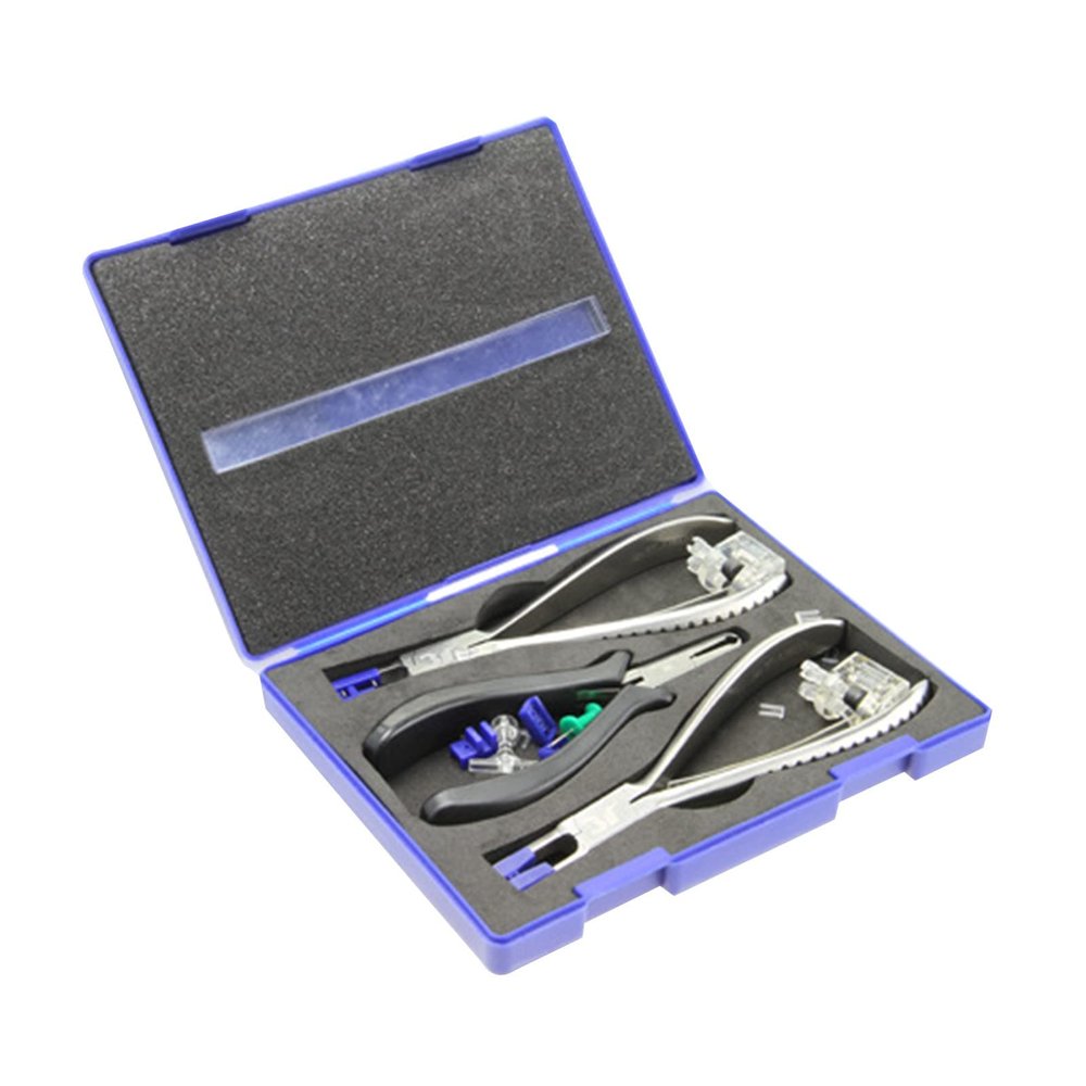 NICHOY Rimless Glasses Frame Tools,Professional Eye Glass Repairing Kit,Adjusting Eyeglass Arms Frame Optician Plier Set,Optical Optician Tool Plier(Color:,Size:a Set)
