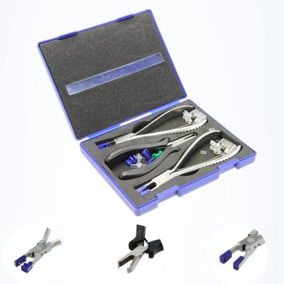 NICHOY Rimless Glasses Frame Eyeglass Optical Kit Plier Repair Disassembly Tool,Glasses Pliers Kit,Suitable for Watches, Jewelry, Glasses (Color:,Size:a Set)