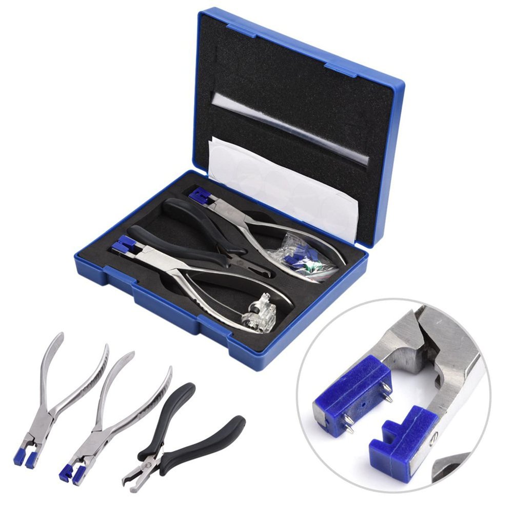 NICHOY Professional Eyeglass Repair Set,Rimless Disassembly Glasses Frames Optical Tools Set,Easy to Carry,for Watches, Jewelry, Glasses (Color:,Size:a Set)