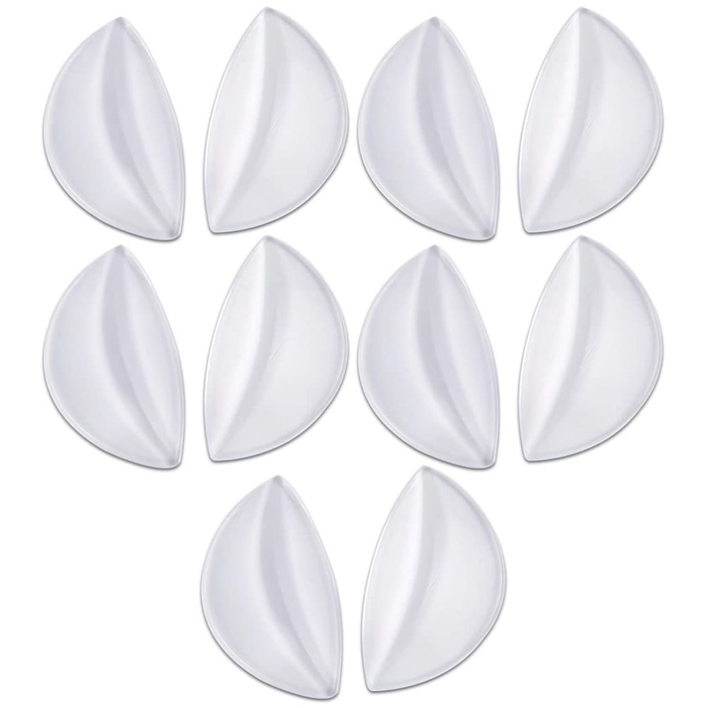 10 Pairs of Silicone Arch Support Brace Arch Support Foot Pads Arch Band Shoe Insoles Arch Cushions for Plantar Fallen Arches Achy Feet Problems