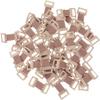 10 Pcs Bandage Clips, Elastic Bandage Wrap Stretch Metal Clips Replaceable Wrap Clips Replacement Fastener Fixation Clamps Hooks for Various Types Bandages, Brown view 1