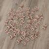 10 Pcs Bandage Clips, Elastic Bandage Wrap Stretch Metal Clips Replaceable Wrap Clips Replacement Fastener Fixation Clamps Hooks for Various Types Bandages, Brown view 3