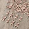 10 Pcs Bandage Clips, Elastic Bandage Wrap Stretch Metal Clips Replaceable Wrap Clips Replacement Fastener Fixation Clamps Hooks for Various Types Bandages, Brown view 4