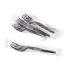 Individually Wrapped Heavy Weight Plastic Fork (Black Fork, 50) view 1