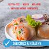 Best of Thailand [Round] Brown Rice Paper Wraps 3 Pack | Perfect for Fresh Spring Rolls & Dumplings | Non-GMO, Gluten-Free, Vegan & Paleo | Kosher for Passover Kitniyot view 2