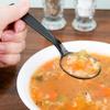 Individually Wrapped Heavy Weight Plastic Spoon (Black Soup Spoon, 100) view 3