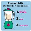 Wilderness Poets SPiN, Organic Almond Milk Concentrate (Unsweetened) - Make Almond Milk or Non-Dairy Creamer for Coffee, Tea, Lattes, Smoothies and Vegan Desserts (64 Ounce - 4 Pound) view 3