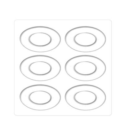 6PCS Transparent Silicone Gel Foot Corn Rings Soft Callus Cushions Bunion Protector Pads Back Heel Shoes Sticky Caps Remover