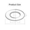 6PCS Transparent Silicone Gel Foot Corn Rings Soft Callus Cushions Bunion Protector Pads Back Heel Shoes Sticky Caps Remover view 3