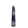 WholesaleGemShop 3 Inch (70 mm) Gemstones IOLITE Obelisk Tower Jumbo Facet Aura Rock Crystal Natural Polished Earth Wand Spirit view 2