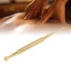 Acupuncture Pen, Spring Massage Copper Manual Facial Reflexology Tools Comfortable Grip Trigger Point Massager Tool for Men view 2