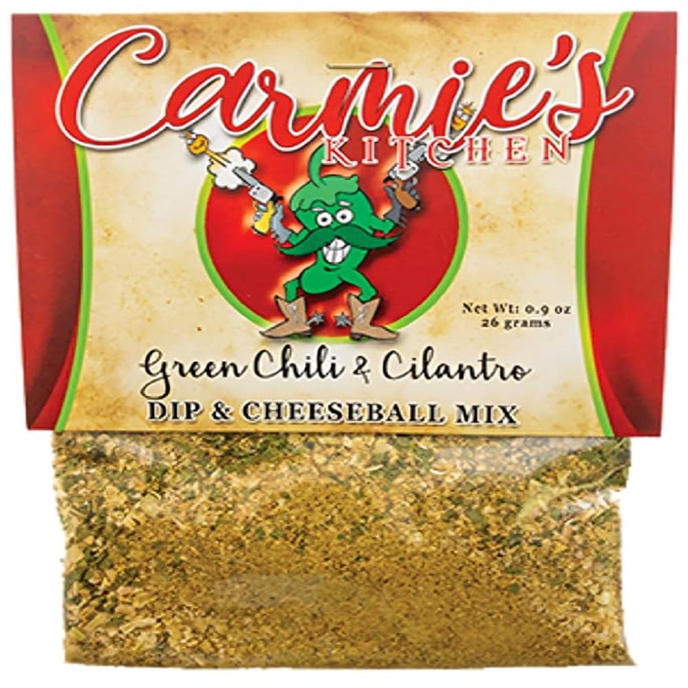 Carmie's Kitchen Green Chili & Cilantro Dip & Cheeseball Mix