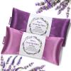 RelaxCoo Lavender Eye Pillow for Relaxation, Yoga, Sleeping, Weighted Eye Mask Heated for Headache, Sinus, Dry Eyes Relief, Moist Heat Eye Compress, Meditation Accessories with Aromatherapy, Pack of 2 view 1