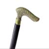 Wooden Walking Cane with Brass Handle for Old Men view 1