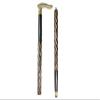 Wooden Walking Cane with Brass Handle for Old Men view 2