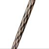 Wooden Walking Cane with Brass Handle for Old Men view 3
