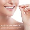 Toothpicks for Teeth 1000Pcs - Double-Head Toothpicks Interdental, Oral Care (Random Color) view 4