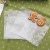 Winwinfly 100PCS Clear Self Adhesive Cookie Bags Treat Bags, Cellophane Bags, White Polka Dot Cookie Bags for Packaging Cookies,Candy view 2