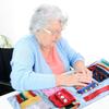 Fidget Blanket for Adults with Dementia, Dementia Products for Elderly, Dementia Activities for Seniors, Grey view 1