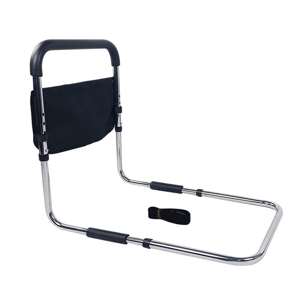 HSPLXYT Elderly Bedside handrail,Bed Rail Assist with Storage Bag,Bedside Rail,Easy to Assemble,Get up aids, Anti Fall railings,5th Gear Height Adjustable