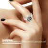Aromatherapy Finger Rings, Essential Oil Diffuser Rings for Women Stainless Steel Essential Oils Fashion Portable Mini Essential Oil Finger for Women Girls (R36-7) view 3