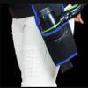 HAIROMAX Salon Hair Dryer Holder, Blow Dryer Holster Belt (Left Side, Blue) view 1