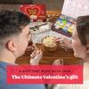 Valentines Day Gifts Movie Night Popcorn Gift Set, Valentines Day Gifts For Her Him, 10 Piece Set, 5 Gourmet Popcorn Kernels and 5 Popcorn Seasoning Flavoring, Kosher, Non-GMO Romantic Movie Night Gift Baskets Idea view 2