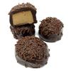 1 lb of gourmet assorted chocolate candies. A milk and dark chocolate fancy candy gift box of english toffee, chocolate covered cherries, soft center creams, and sea salt caramel chews view 3