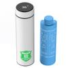 KEKHEALTH Compact 60H Insulin Cooler Travel Case Temp Display Medication Cooler for Travel TSA Approved Ice Packs Insulated Medicine Bag EpiPen Case Diabetic Coolers with QR Medical Alert TagWhite view 1
