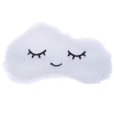 PEVSCO Eye mask Soft Eye Masks Blindfold Cloud Eye Mask Cute Eyelashes Sleep Shade Eyepatch Sleeping Aid Eye Patch Gift Eye Masks for Sleeping (Color : Brass)