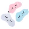 PEVSCO Eye mask Soft Eye Masks Blindfold Cloud Eye Mask Cute Eyelashes Sleep Shade Eyepatch Sleeping Aid Eye Patch Gift Eye Masks for Sleeping (Color : Brass) view 4