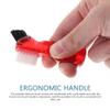 Healeved 3pcs Cleaning Brush Toothbrush Ergonomic Handle Toothbrush Portable for False Cleaning view 3