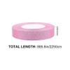 Ciieeo 5rolls Decorative Ribbon for Wrapping Wide Craft Ribbons for Showers Themed Parties and Holiday Decor and Easy to Shape view 2