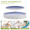 Dark Blue Purple Gradient Cellulose Scrub Sponge Non-Scratch Kitchen Dish Sponges Reusable Scouring Pad for Non-Coated Cookware 3 Packs view 3