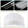 Hoolerry 2000 Pcs Plastic Straws Disposable Individually Wrapped Drinking Straight Long Straws, 0.24" Wide, for Hot and Cold Beverages (8 Inch) view 4
