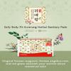 Body Fit Guierang Herbal Sanitary Pads, Medium 10.2inch 26cm 20 Count X 2 Packs view 2