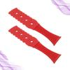 COHEALI 2pcs Massage Bat Back Massager Massager Stick Points Stick Portable Massagers Roller Sticks Massage Back and Neck Acupoint Massager Hammer Massage Tool Beat Red view 2