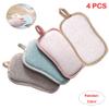 Multi-Purpose Scrub Sponges for Kitchen by Non-Scratch Microfiber Sponge Along with Heavy Duty Scouring Power view 3