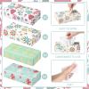 Yinder 12 Packs 1560 Sheets Soft Facial Tissues Box 2 Ply 130 Sheets Per Box Household Facial Tissues Bulk Fit for Bathroom Kitchen Office Car Home Use(Plant Flower) view 3