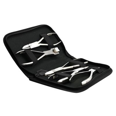 NICHOY Eye Glasses Repair Pliers Set,Pack of 5Pcs,Eyeglass Frame and Nose Pad Adjusting Tools,Glasses Tool Pliers Repair Set,Sturdy and Durable,High Adaptation Rate(Color:,Size:5 pcs)