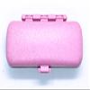 Amazon TMDF Travel Pill Organizer with 8 Compartments Moisture Proof Pill Box Daily, Weekly and Monthly Medicine Organizer Pocket Size Pill Dispenser (Pink) view 1