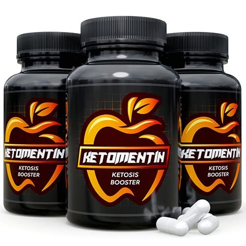 Ketomentin (3 Pack) Pills -90 Capsules-New Formula Official Supplement