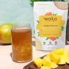 Waka Instant Tea Mix - 2 Bag Bundle (4.5oz Each), Unsweetened Tea Powders - Mango & Pomegranate Flavored Green view 2