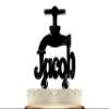Personalized Plumber Birthday Cake Topper Gifts For Plumbers and Handyman HandyWoman (8 inch, Green) view 1
